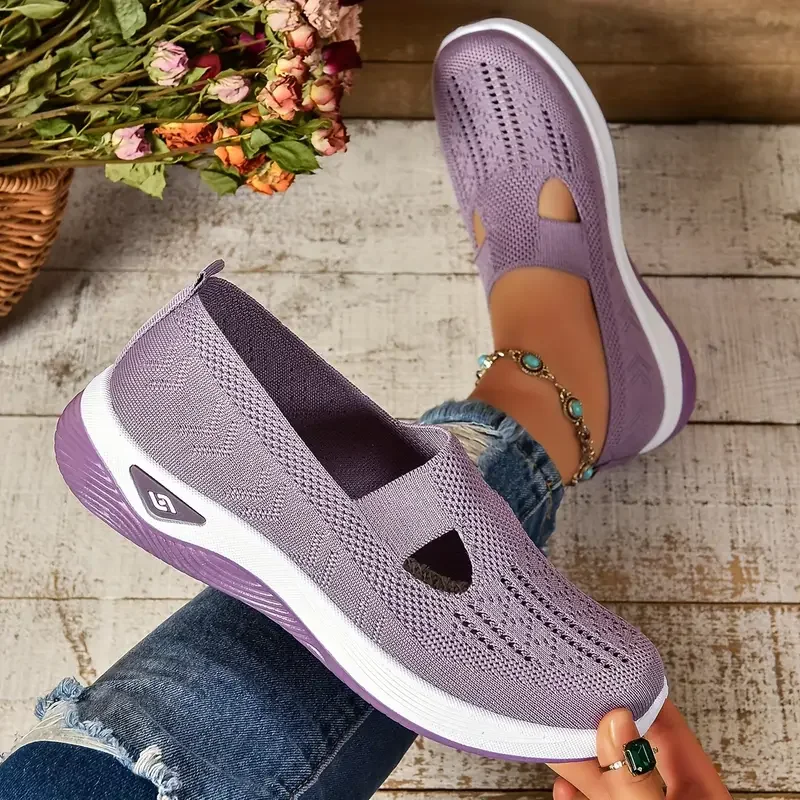 Mercedes – Sneaker Donna Slip-On Ortopedica Traspirante per Camminata Quotidiana