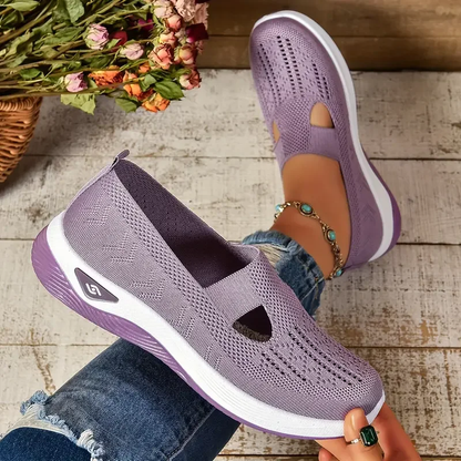 Mercedes – Sneaker Donna Slip-On Ortopedica Traspirante per Camminata Quotidiana