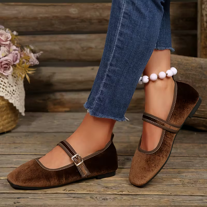 Merisia – Ballerine Mary Jane Punta Quadrata Stile Vintage