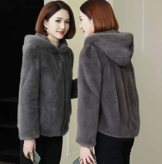 Jasmin - Giacca calda da donna con cappuccio elegante