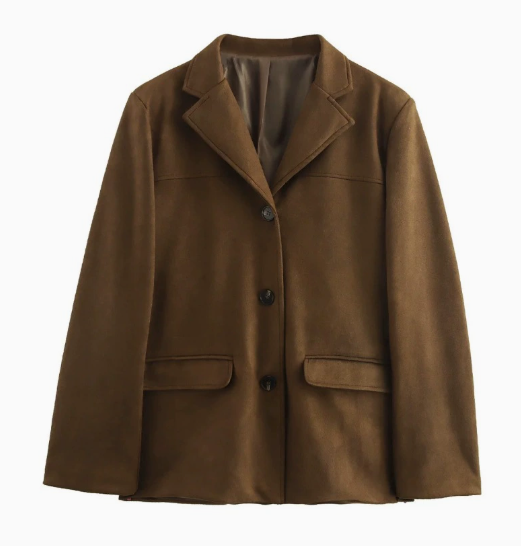 Antoinetta – Giacca in Suede Donna Taglio Morbido