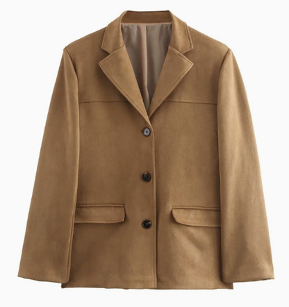 Antoinetta – Giacca in Suede Donna Taglio Morbido