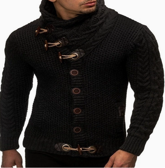 Javier - Giubbotto Uomo Duffle Corto Nero