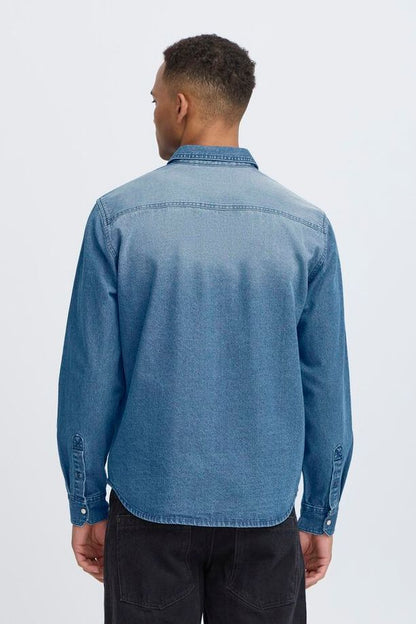 Alfio - Camicia Denim Essenziale Uomo
