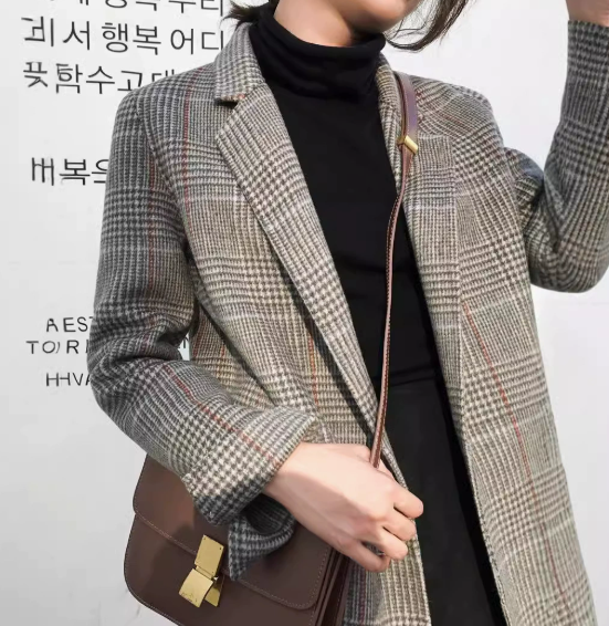 Andreina - Blazer a quadri elegante da donna