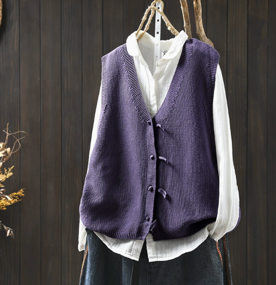 Valeta - Gilet Donna Taglia Plus Scollo a V