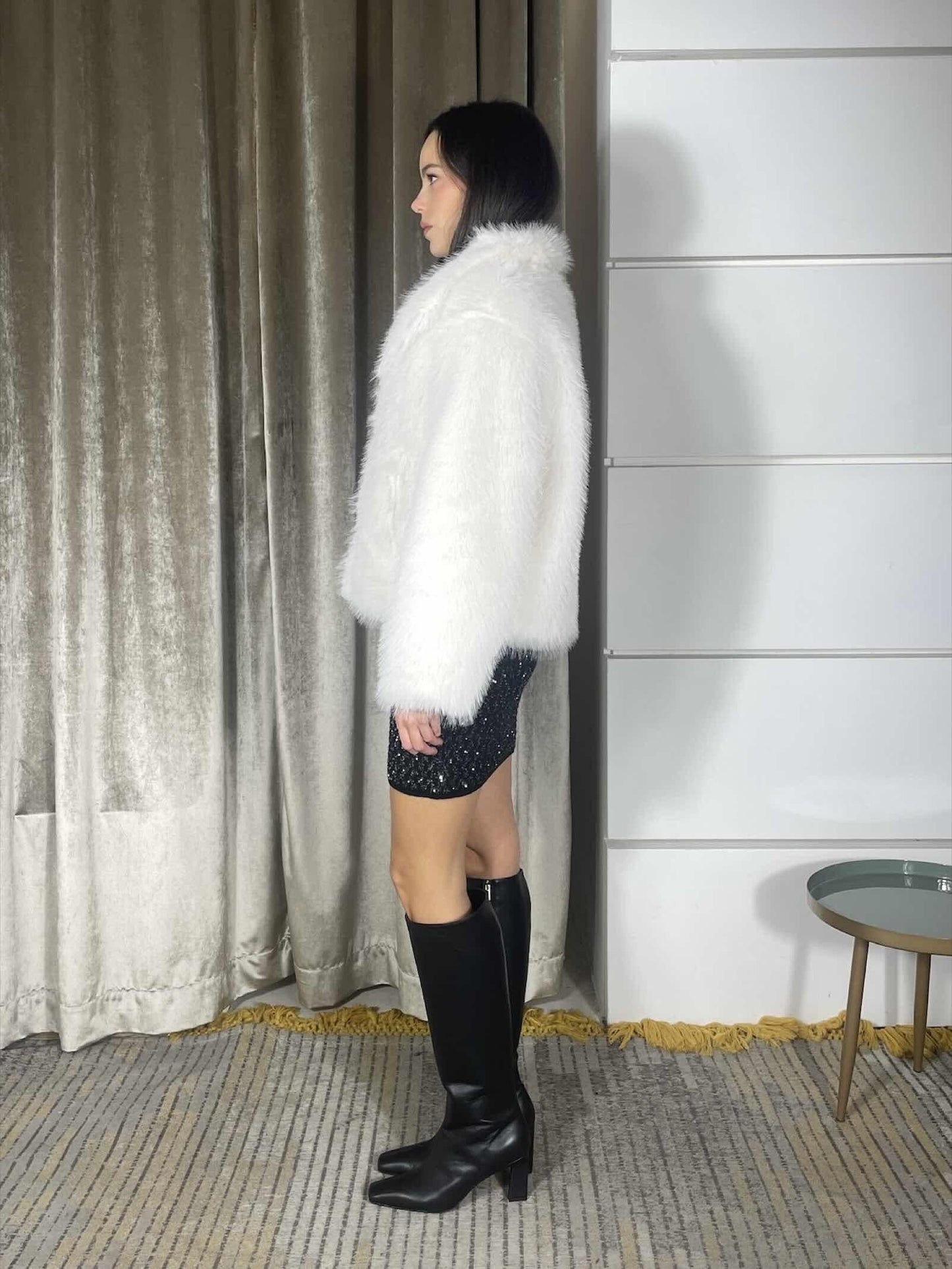 Jemma - Cappotto Corto Donna Vanilla Elegante