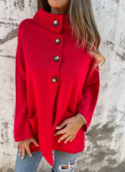 Tesandra - Giacca Donna Elegante con Bottoni Moderna