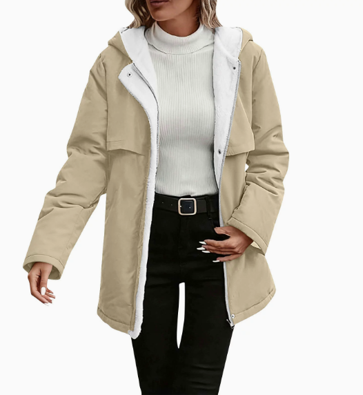 Juliette - Giacca lunga da donna reversibile elegante