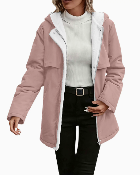 Juliette - Giacca lunga da donna reversibile elegante