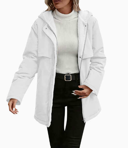 Juliette - Giacca lunga da donna reversibile elegante
