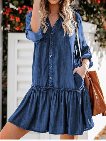Beatrice – Gonna in Denim Stile Casual Femminile