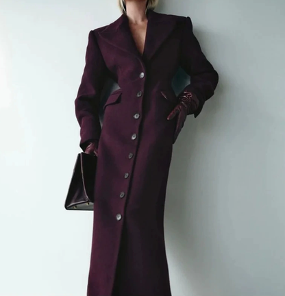 Teclina - Cappotto Lungo Donna Grigio