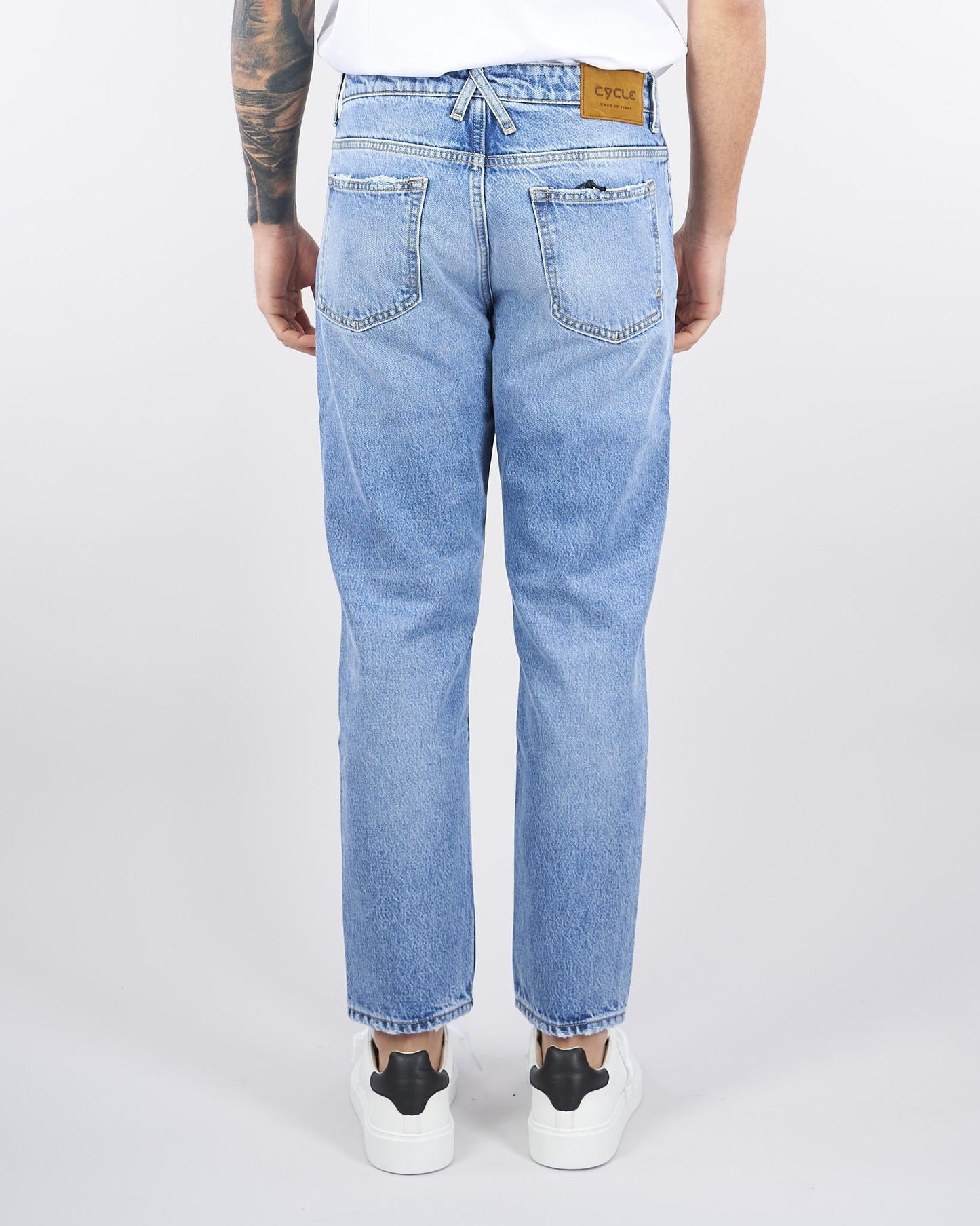 Girolamo - Jeans Uomo Carrot Fit Moderno