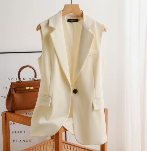 Helene - Gilet da donna senza maniche leggero e versatile