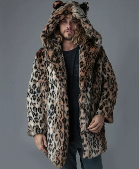 Danilo – Cappotto Lungo Da Uomo Con Collo Ampio