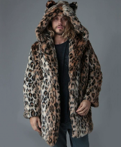 Danilo – Cappotto Lungo Da Uomo Con Collo Ampio