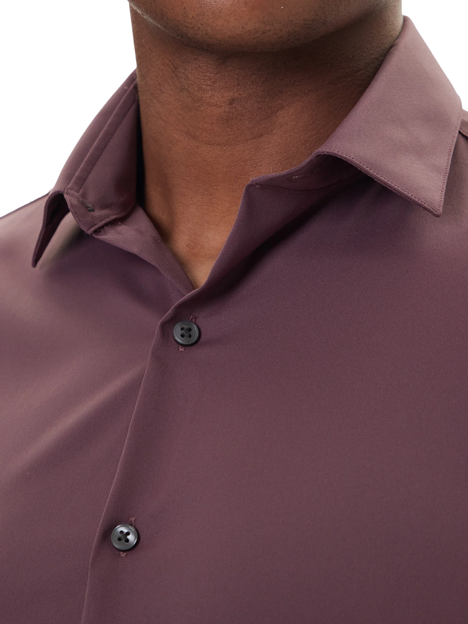 Tarcisio - Camicia Uomo Slim Fit Borgogna Elegante