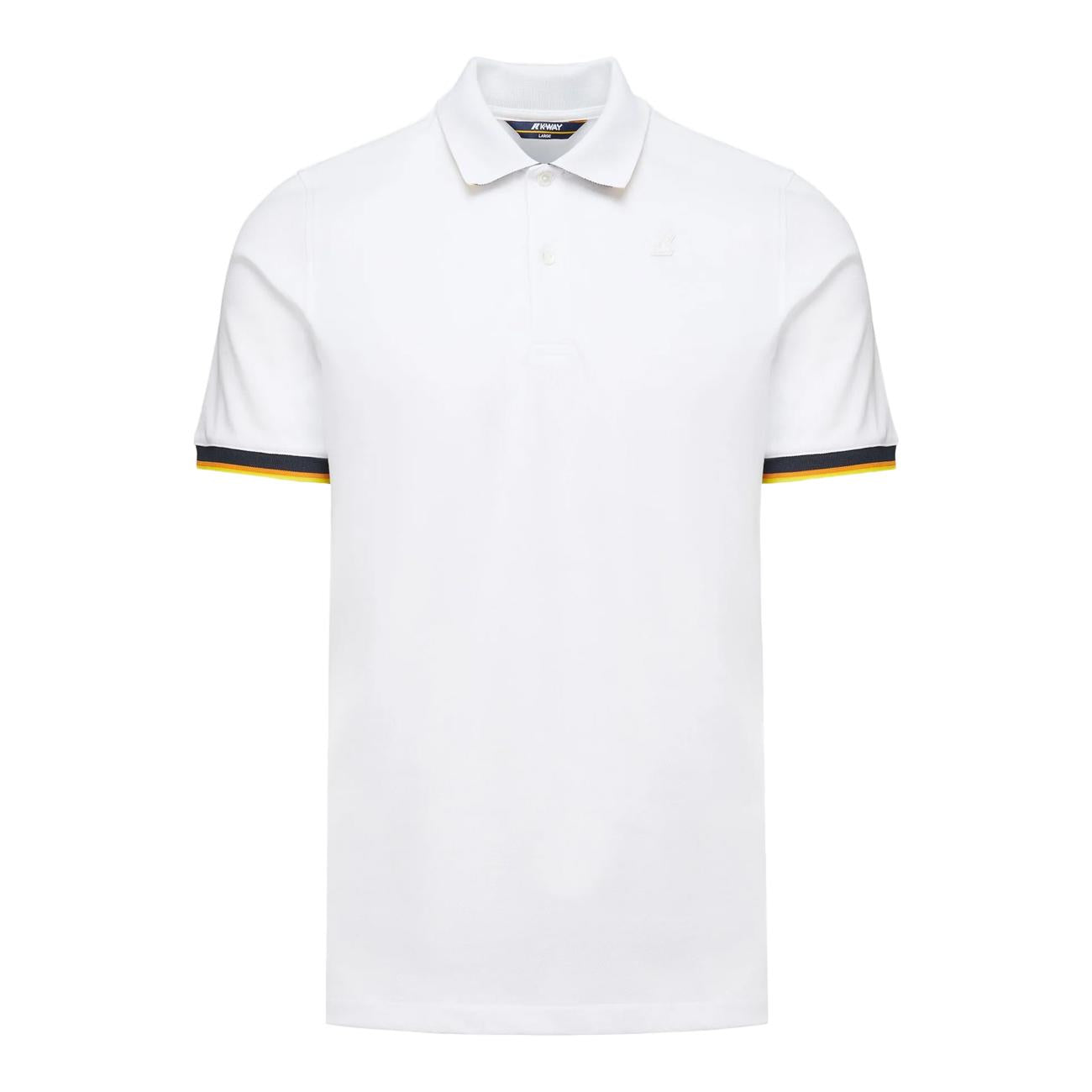 Rosolino - Polo Vincent Uomo Bianca Elegante Moderna Slim