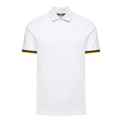 Rosolino - Polo Vincent Uomo Bianca Elegante Moderna Slim