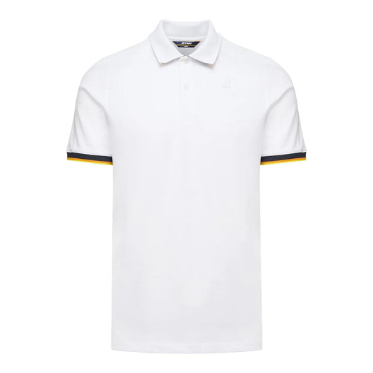 Rosolino - Polo Vincent Uomo Bianca Elegante Moderna Slim