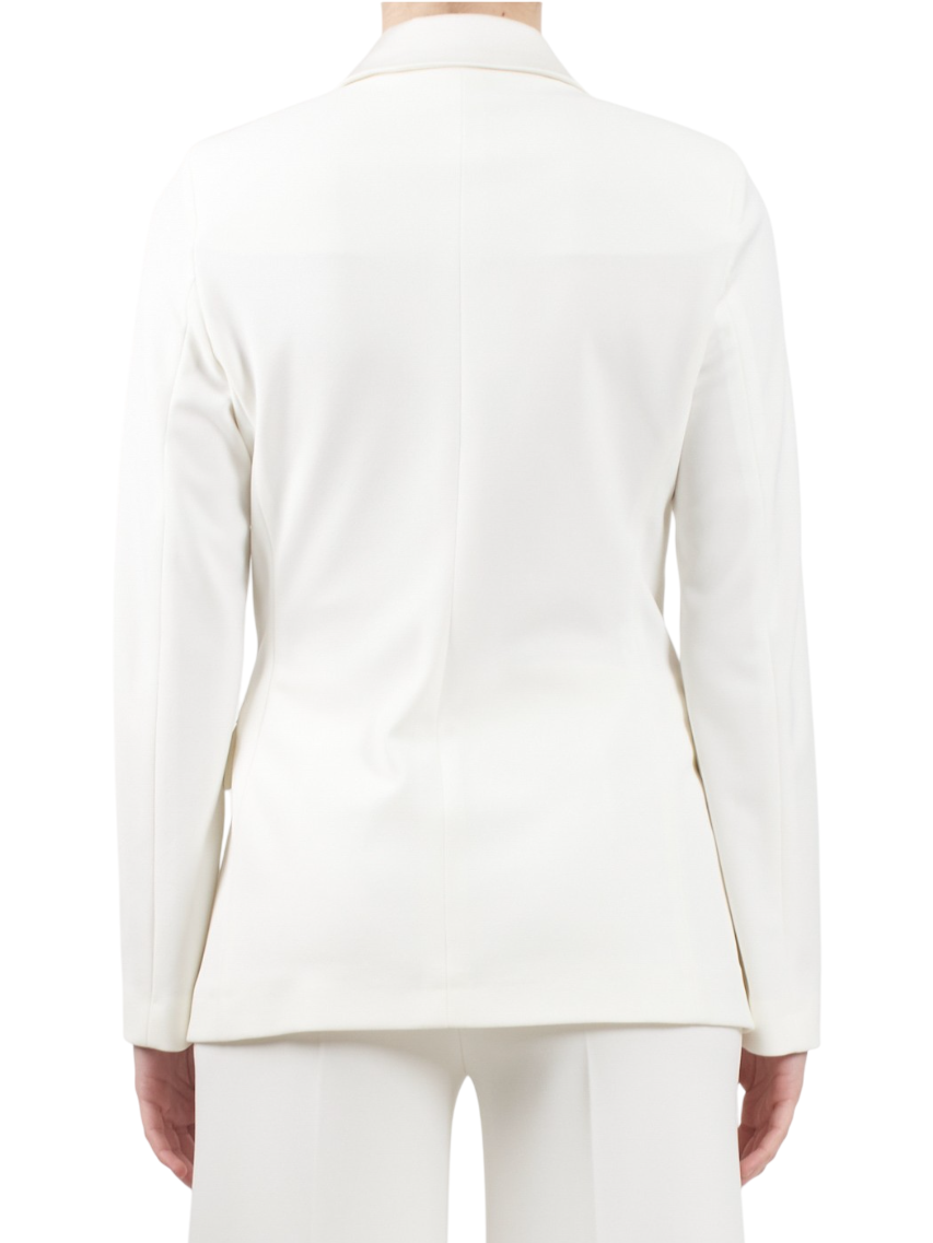 Teodoro - Blazer Doppiopetto Vicolo Elegante Panna Donna