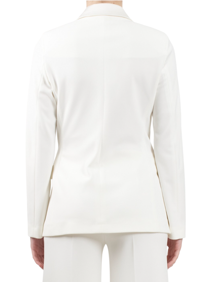 Teodoro - Blazer Doppiopetto Vicolo Elegante Panna Donna