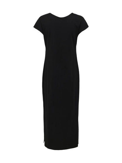Quinora - Abito Only Mara Nero Scollo V Donna Elegante