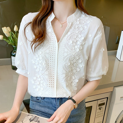 Camilla – Camicia Bianca Chic E Confortevole
