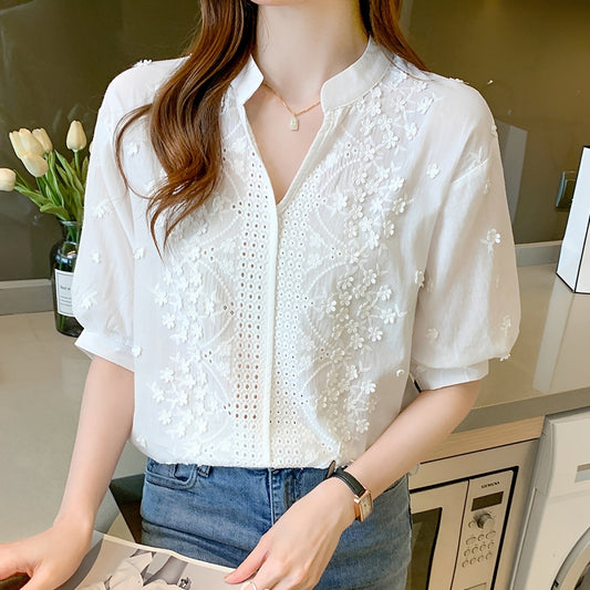 Camilla – Camicia Bianca Chic E Confortevole