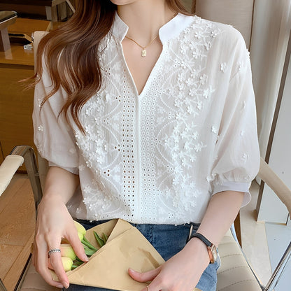 Camilla – Camicia Bianca Chic E Confortevole