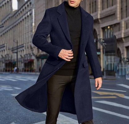 Guido - Cappotto Lungo Uomo Collo Rovesciato