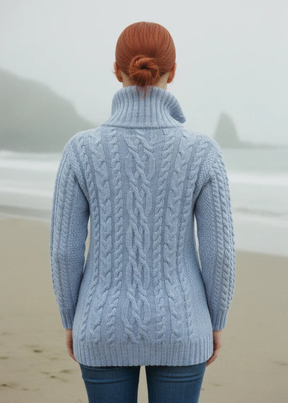 Anselma - Cardigan Claddagh con Zip