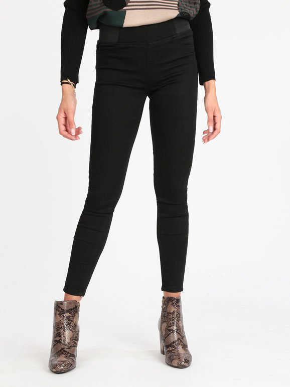 Jasmine - Jeggings push up donna vita alta