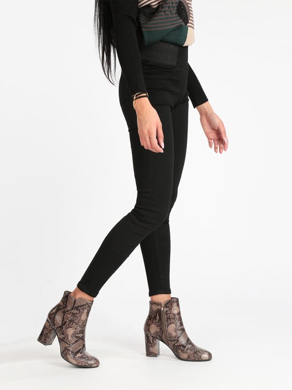 Jasmine - Jeggings push up donna vita alta