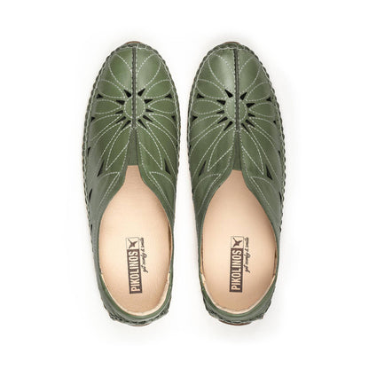 Rexira - Loafer Estivo Donna Verde Traforato Moderno Fresco