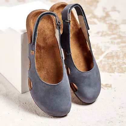 Miriam - Scarpe donna flat slingback punta chiusa eleganti