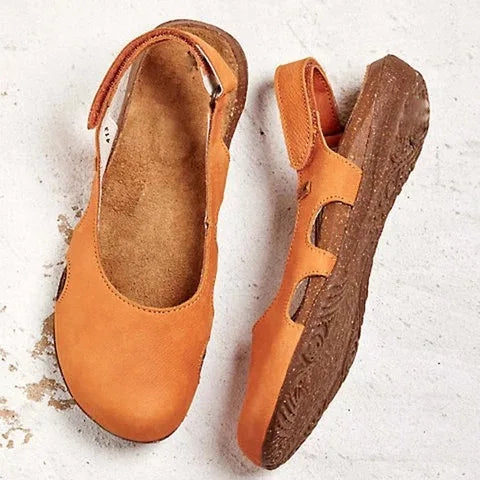 Miriam - Scarpe donna flat slingback punta chiusa eleganti