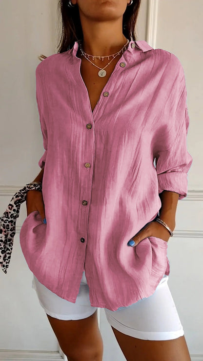 Ubalda – Camicia Con Bottoni Dal Design Fresco E Moderno