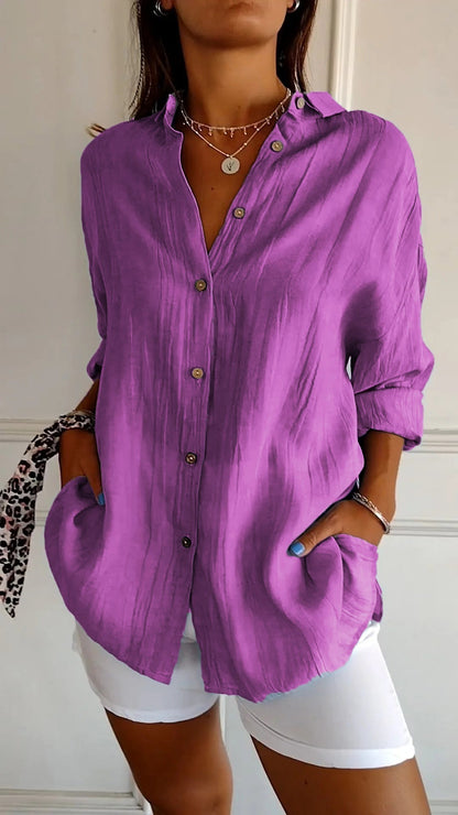 Ubalda – Camicia Con Bottoni Dal Design Fresco E Moderno