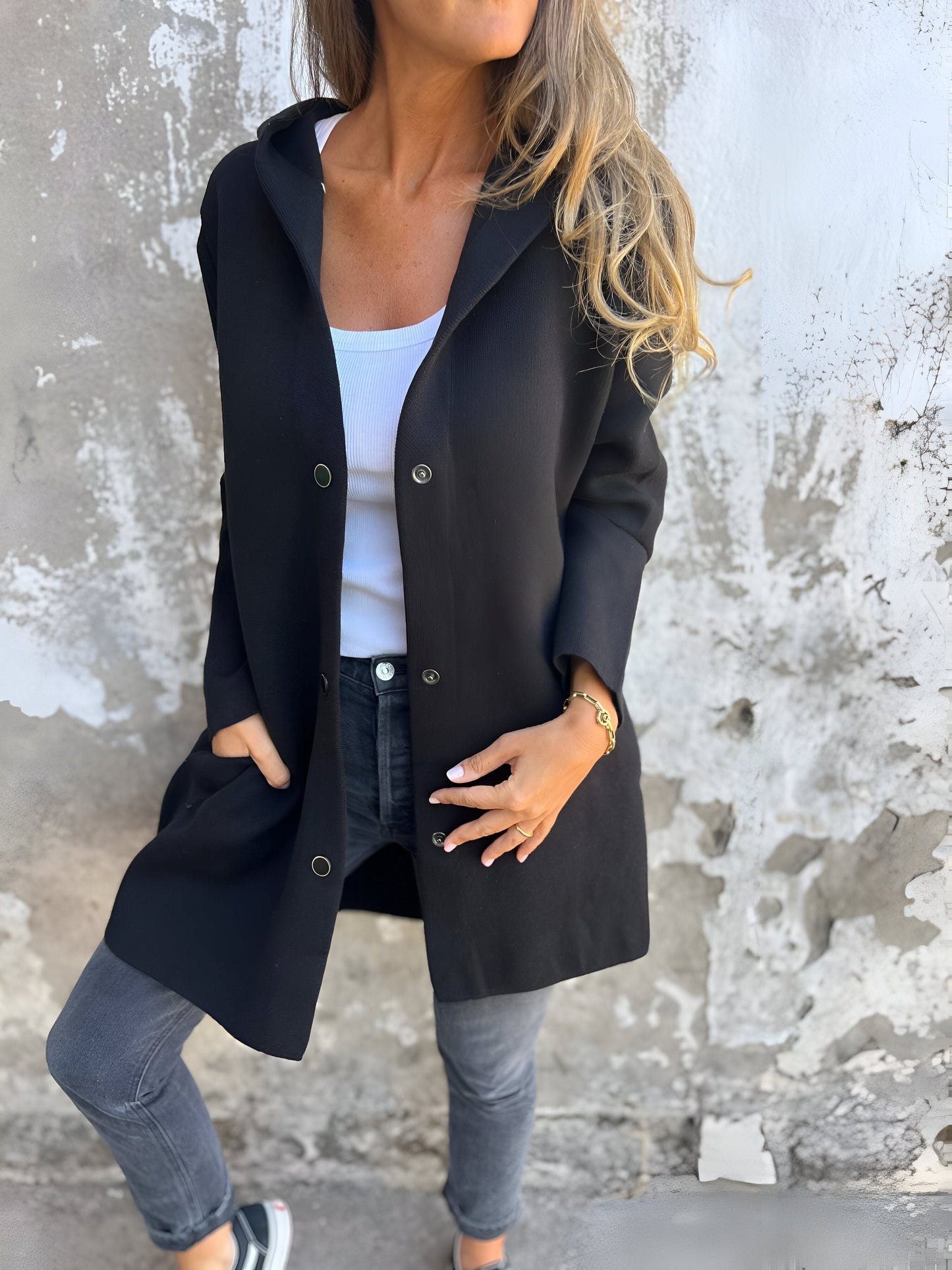 Briseide – Giacca Donna Leggera con Cappuccio Autunnale