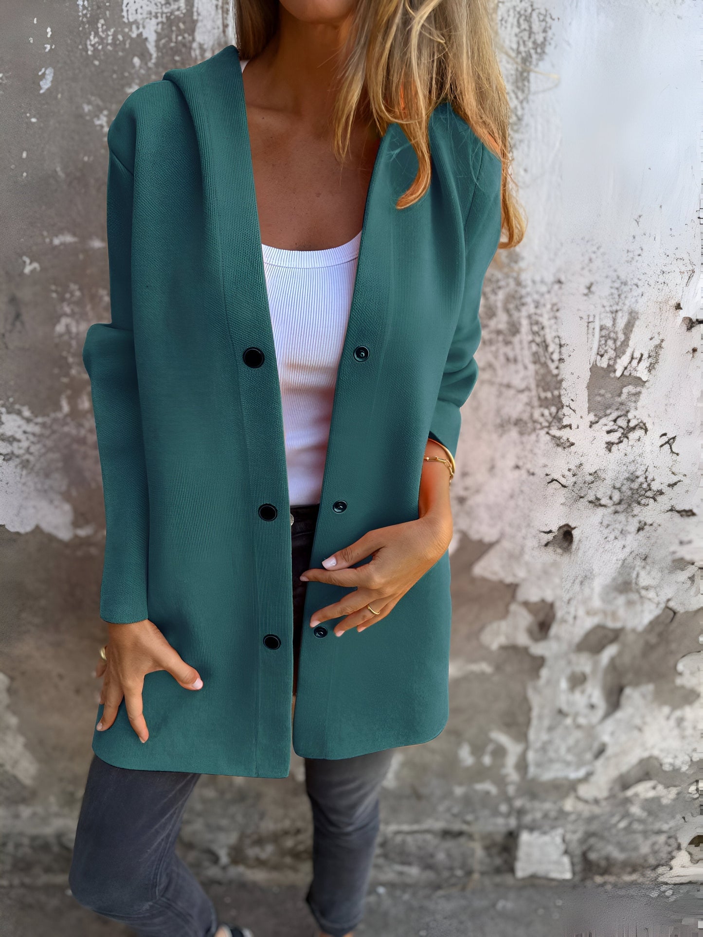 Briseide – Giacca Donna Leggera con Cappuccio Autunnale