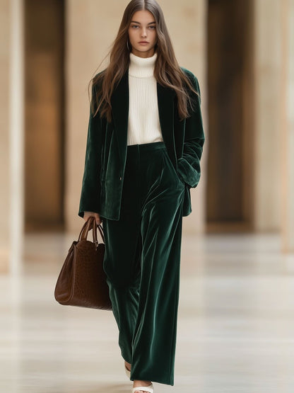 Tilda - Pantaloni Vintage Casual Larghi con Tasche