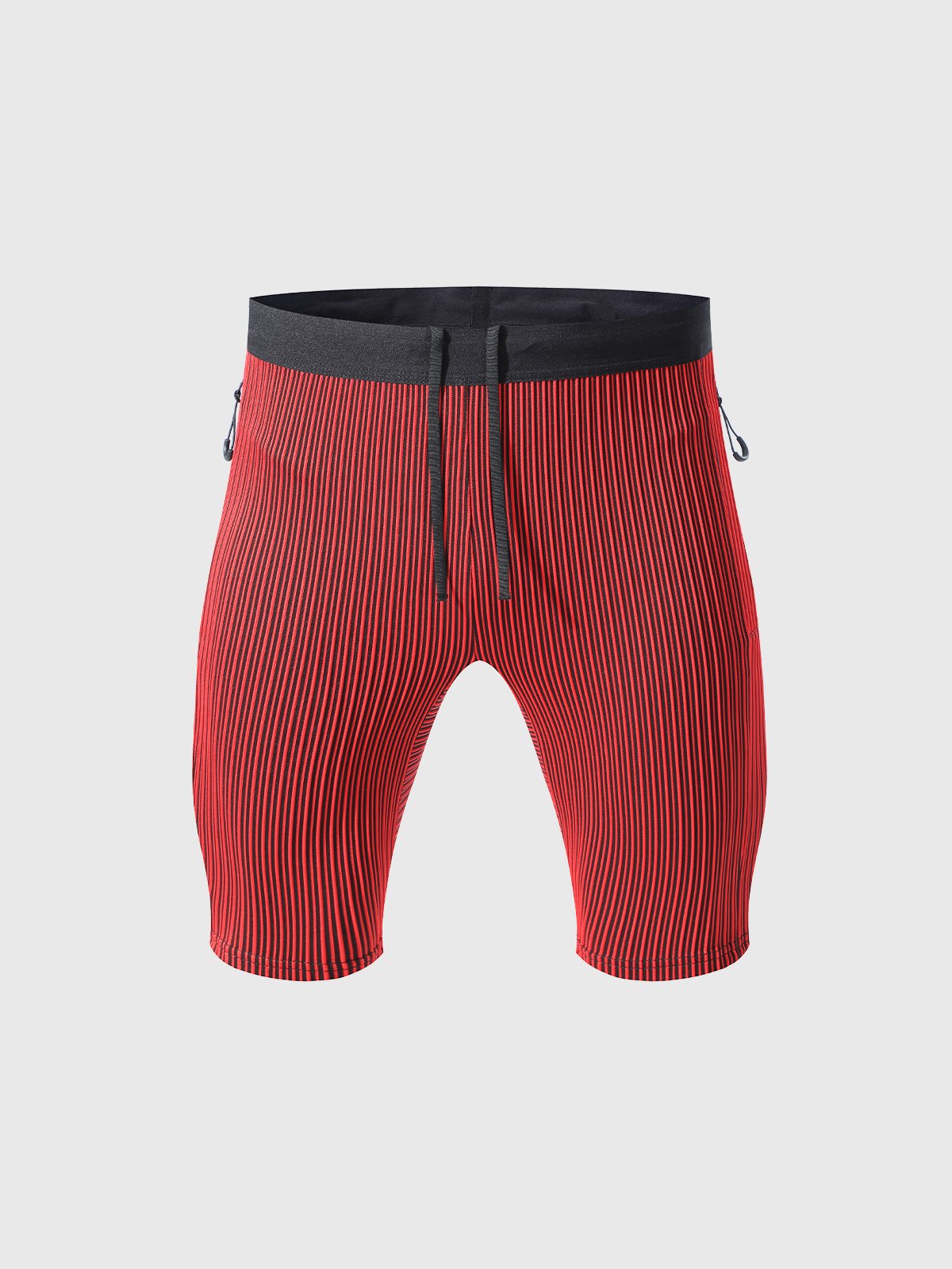 Raimondo - Shorts Running Uomo Compressione Zip Tasche Moderni