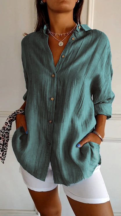 Ubalda – Camicia Con Bottoni Dal Design Fresco E Moderno