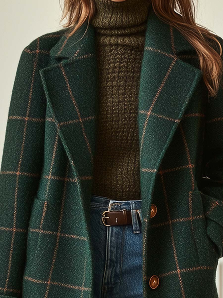 Donatella – Cappotto Classico A Quadri Dal Design Iconico