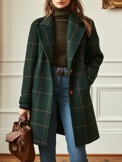 Donatella – Cappotto Classico A Quadri Dal Design Iconico