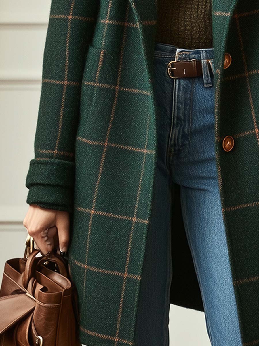 Donatella – Cappotto Classico A Quadri Dal Design Iconico