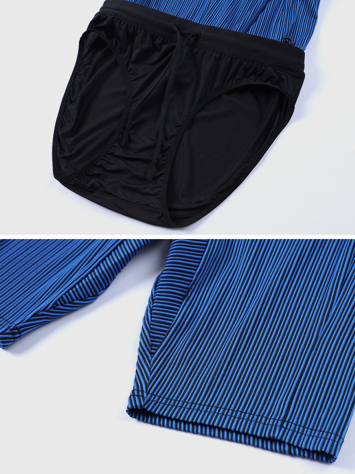 Raimondo - Shorts Running Uomo Compressione Zip Tasche Moderni