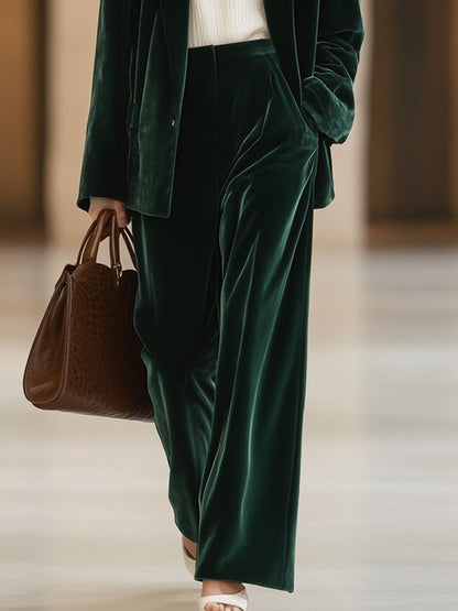 Tilda - Pantaloni Vintage Casual Larghi con Tasche